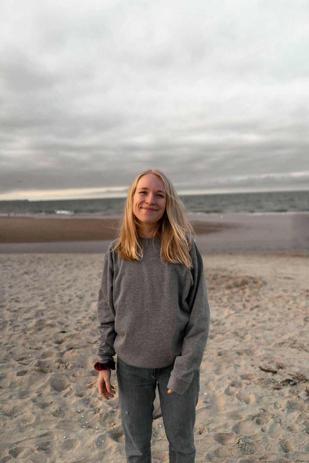 Loopback Sweatshirt in Grey Marl