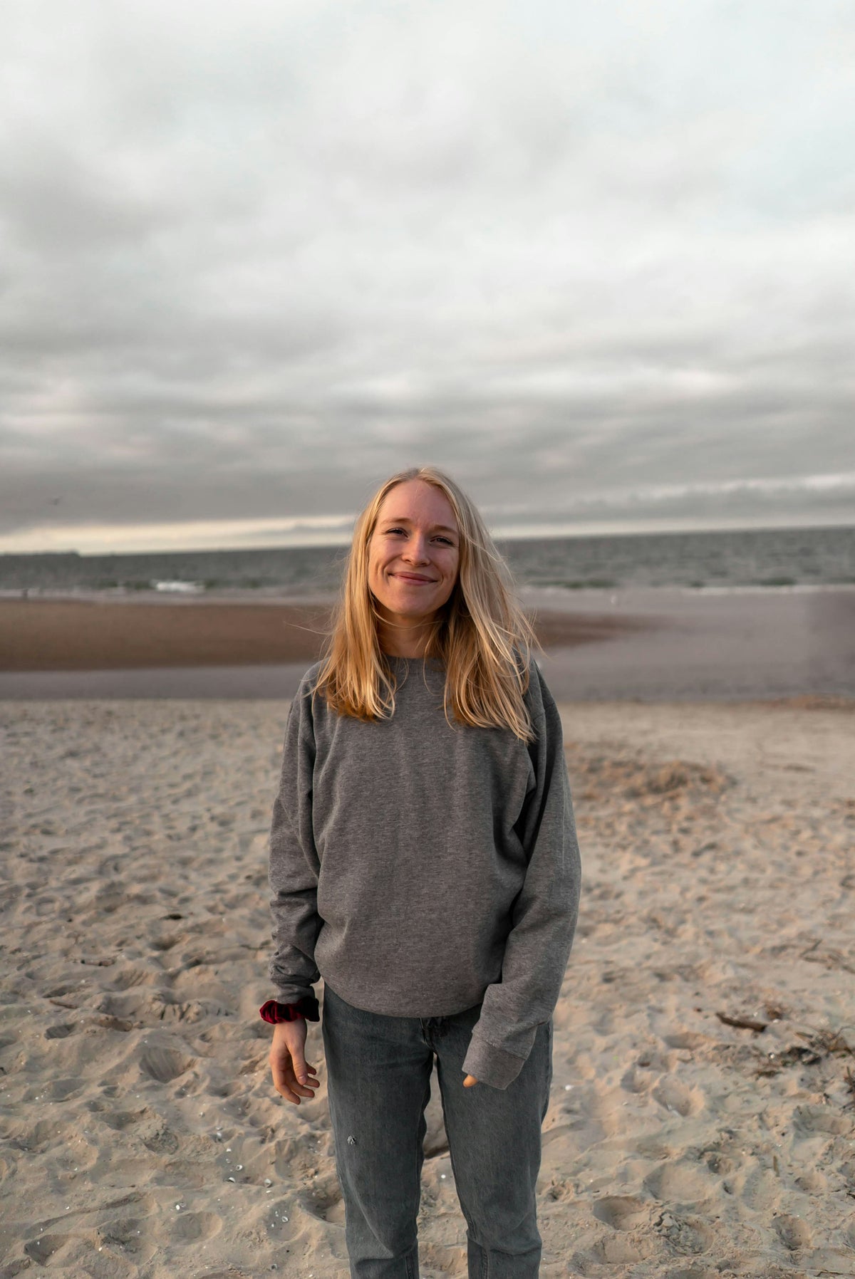 Loopback Sweatshirt in Grey Marl
