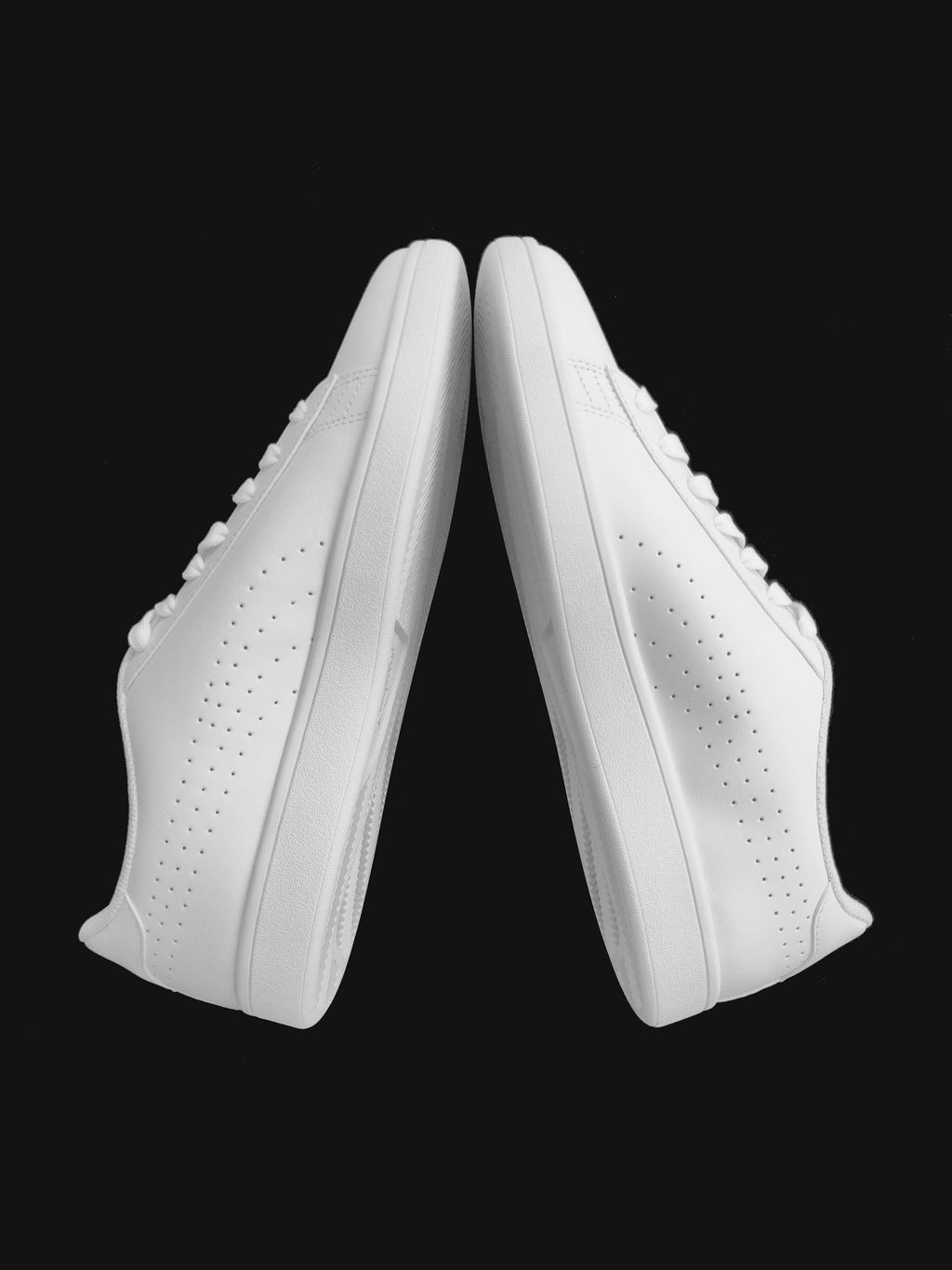 Leather Sneaker in White