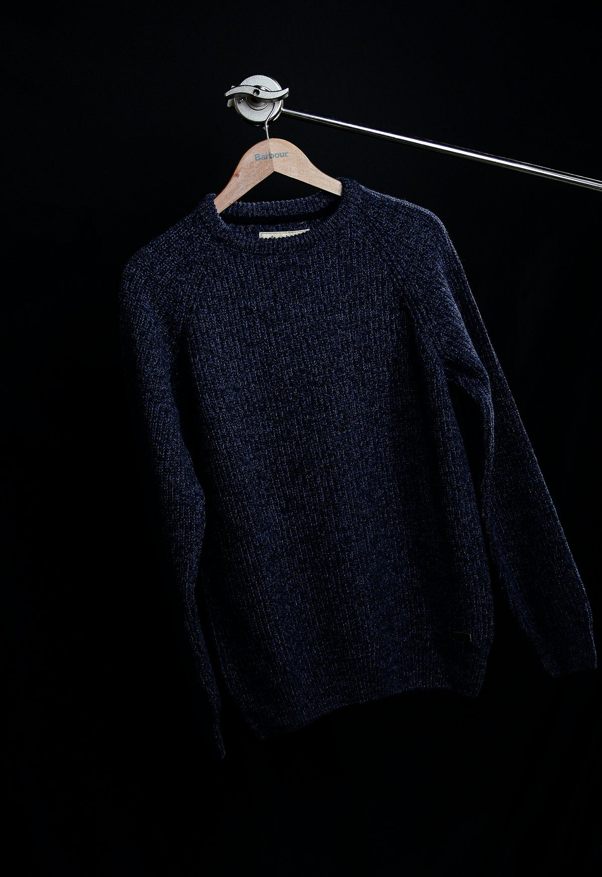 Merino Crew Neck in Navy