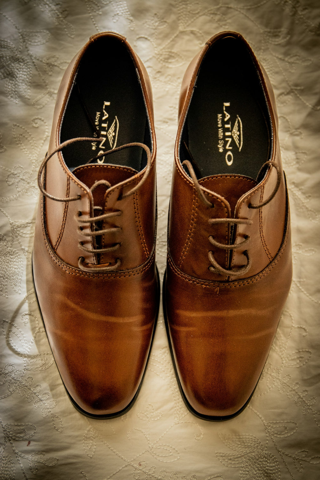 Leather Derby in Tan