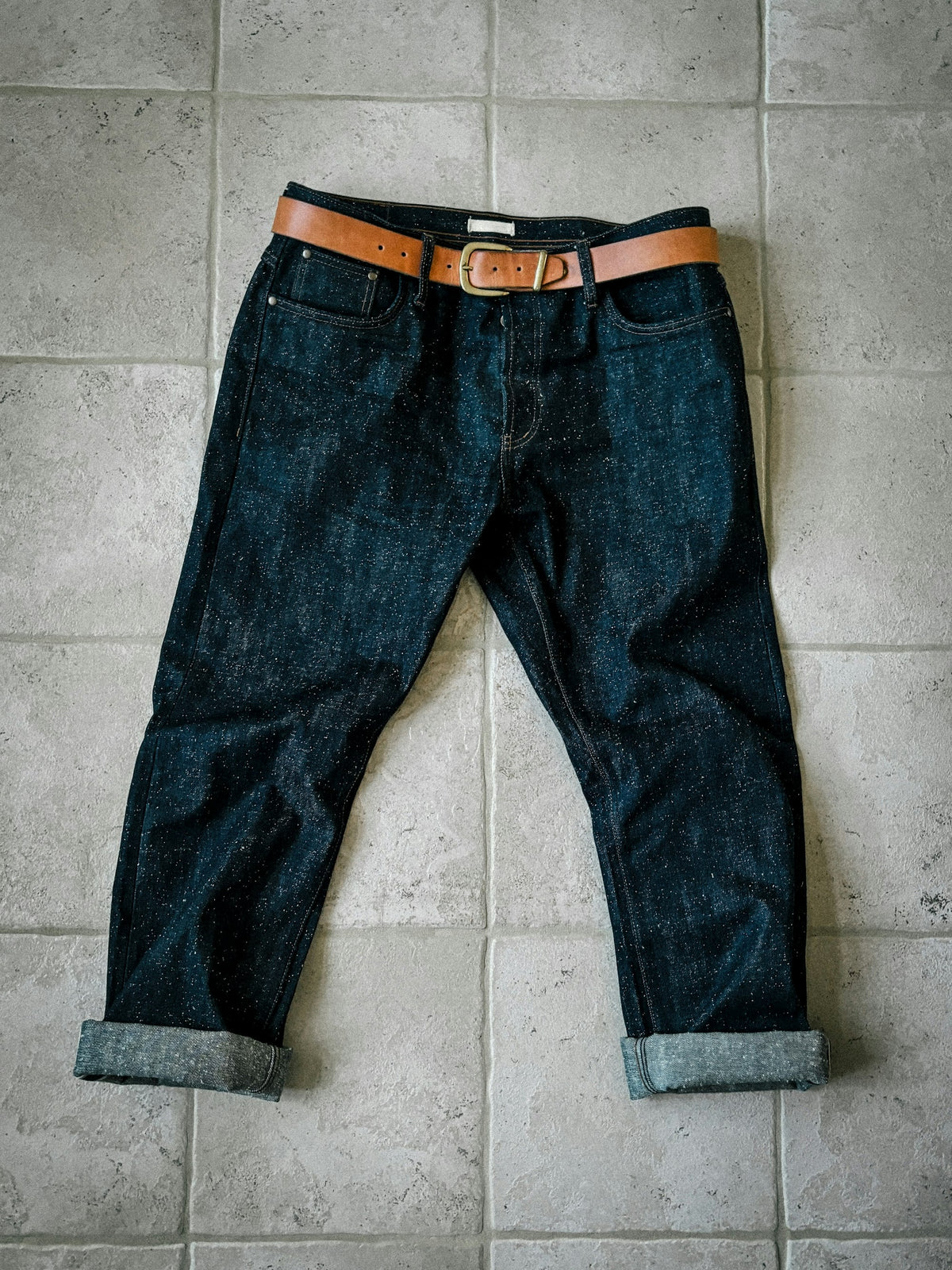 Straight Selvedge Jeans in Raw Indigo