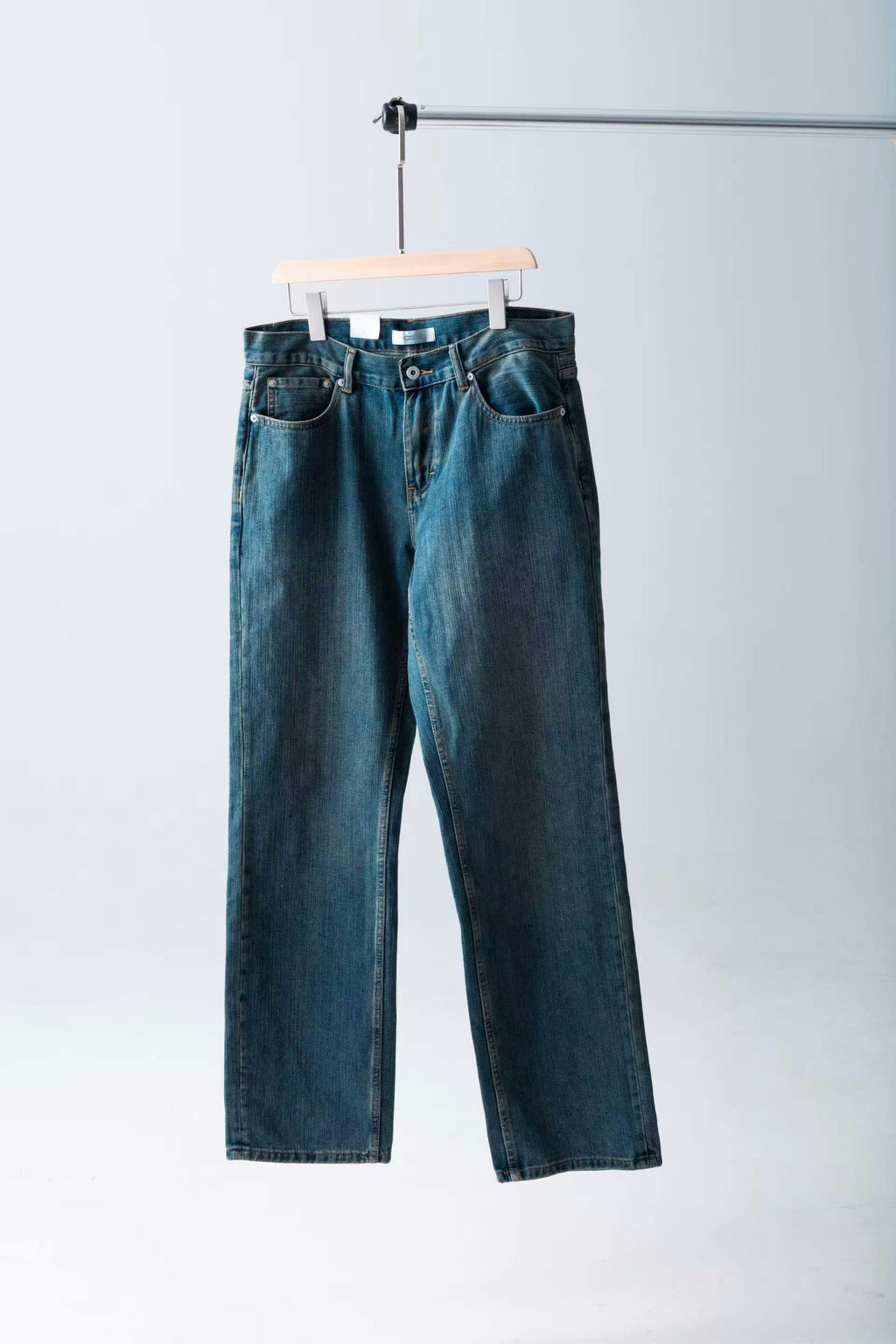 Straight Selvedge Jeans in Raw Indigo