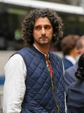Quilted Gilet in Navy